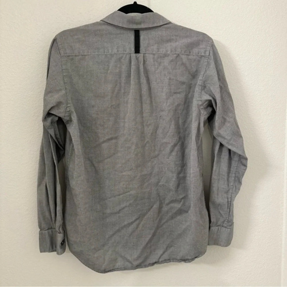 Morikage Shirt Kyoto button down dark blue with button patterns - Picture 2 of 9